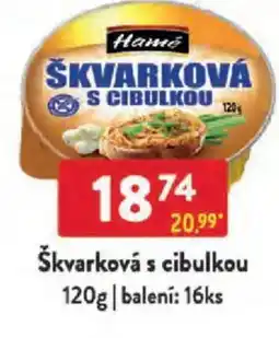 Qanto Hame Škvarková s cibulkou nabídka