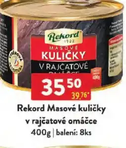 Qanto Rekord Masové kuličky v rajčatové omáčce nabídka