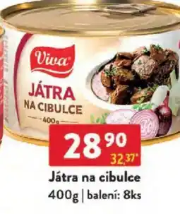 Qanto Viva Játra na cibulce nabídka