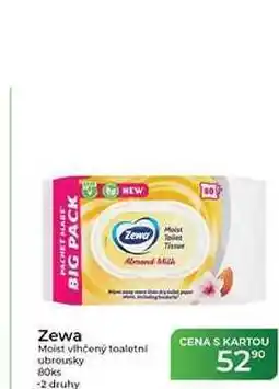 Tamda Foods Zewa Moist vlhčený toaletní ubrousky 80ks nabídka