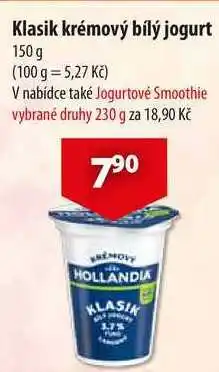 Klasik krémový bílý jogurt