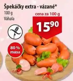 CBA Špekáčky extra - vázané nabídka
