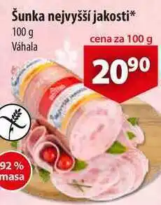 CBA Šunka nejvyšší jakosti nabídka