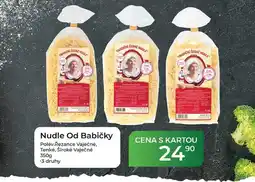 Tamda Foods Nudle Od Babičky Polév.Řezance Vaječné, Tenkė, Široké Vaječné nabídka