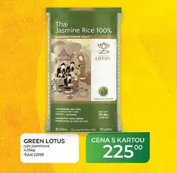 Tamda Foods LOTUS GREEN LOTUS rýže jasmínová nabídka