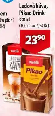 CBA Ledová káva, Pikao Drink nabídka