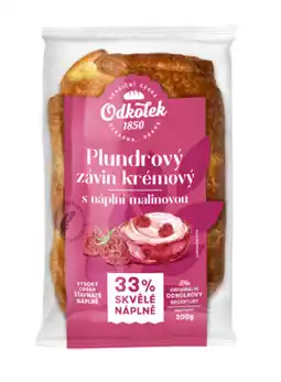 CBA Odkolek Plundrový závin krémový s náplní malinovou 200g nabídka
