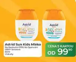 Tamda Foods Astrid Sun Kids Mléko Na Opalováni Of50, Na Opalováni O150 Sensitive nabídka