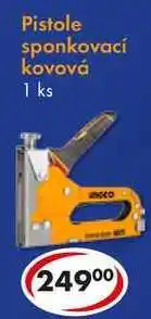 CBA Pistole sponkovací kovová nabídka