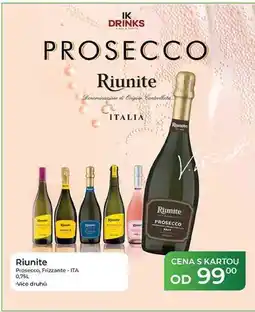 Tamda Foods Riunite Prosecco, Frizzante - ITA nabídka