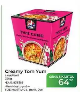 Tamda Foods Creamy Tom Yum snudlemi nabídka