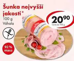 CBA Šunka nejvyšší jakosti nabídka