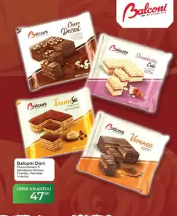 Tamda Foods Balconi Dort Choco Dessert, S Jahodovou Příchutí, Tiramisu, Viennese nabídka
