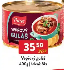 Qanto Viva Vepřový guláš nabídka