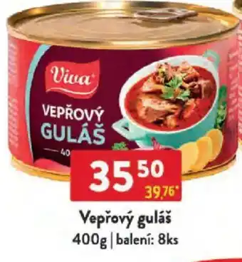 Qanto Viva Vepřový guláš nabídka
