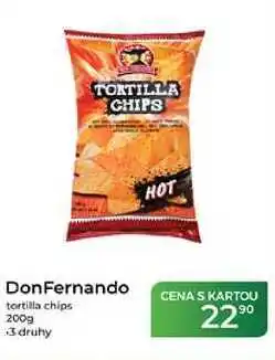 Tamda Foods DonFernando tortilla chips nabídka