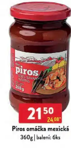 Qanto Piros omáčka mexická nabídka