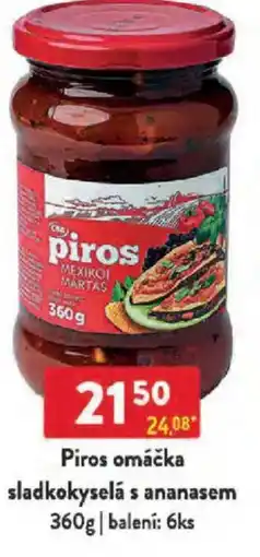 Qanto Piros omáčka sladkokyselá s ananasem nabídka