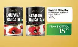 Tamda Foods Bassta Rajčata Celá Loupaná Ve Vlastní Šťávě, Krájená nabídka
