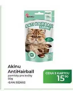 Tamda Foods Akinu AntiHairball pamlsky pro kočky nabídka