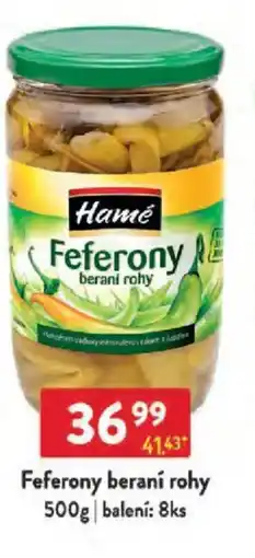 Qanto Hamé Feferony beraní rohy nabídka