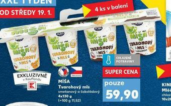 Kaufland Míša tvarohový mls nabídka