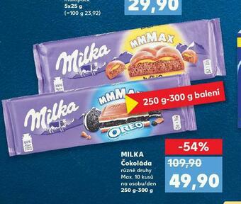 Kaufland Milka čokoláda nabídka