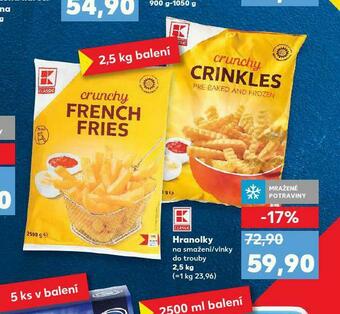 Kaufland Hranolky nabídka