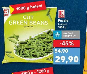 Kaufland Fazole nabídka