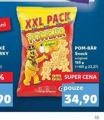 Kaufland Pom bär snack nabídka