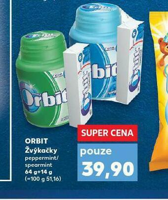 Kaufland Orbit žvýkačky nabídka