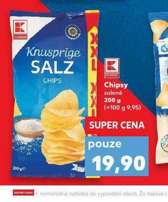 Kaufland Chipsy solené nabídka
