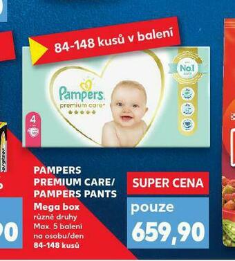 Kaufland Pampers dětské plenky nabídka