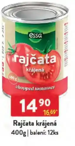 Qanto Essa Rajčata krájená nabídka