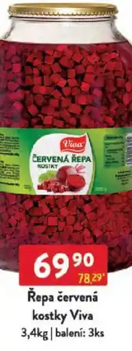 Qanto Řepa červená kostky Viva nabídka
