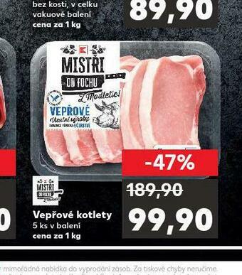 Kaufland Vepřové kotlety nabídka
