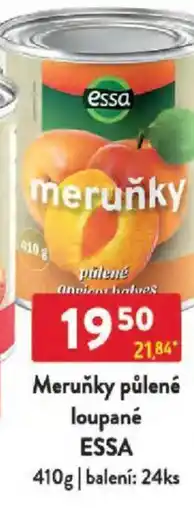 Qanto Meruňky půlené loupané ESSA nabídka