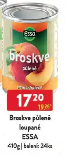 Qanto Broskve půlené loupané ESSA nabídka