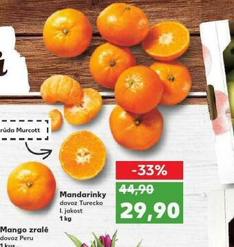 Kaufland Mandarinky nabídka