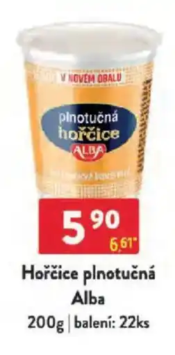 Qanto Hořčice plnotučná Alba nabídka