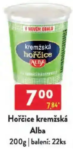 Qanto Hořčice kremžská Alba nabídka