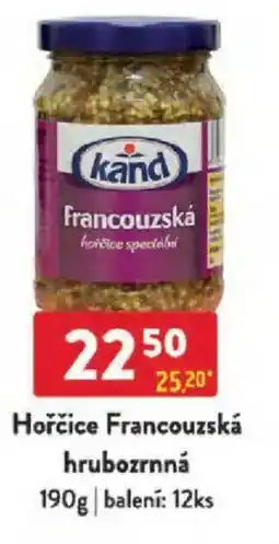 Qanto Kand Hořčice Francouzská hrubozrnná nabídka