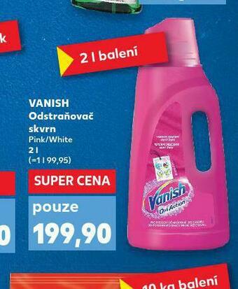 Kaufland Vanish odstraňovač skvrn nabídka