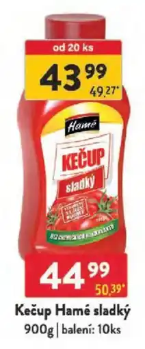Qanto Kečup Hamé sladký nabídka