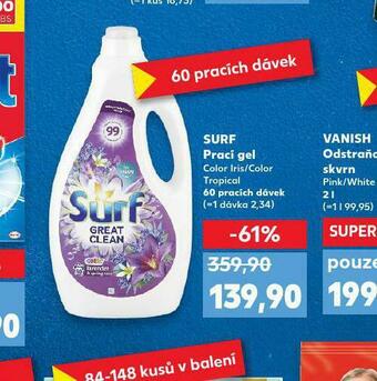 Kaufland Surf prací gel nabídka