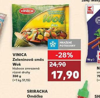 Kaufland Vinica zeleninová směs wok nabídka