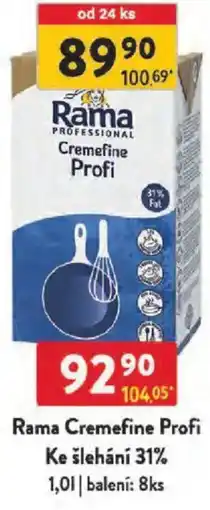 Qanto Rama Cremefine Profi Ke šlehání 31% nabídka