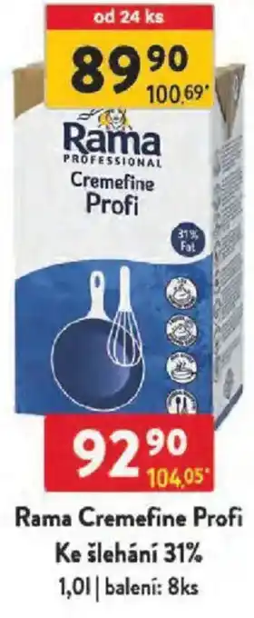 Qanto Rama Cremefine Profi Ke šlehání 31% nabídka