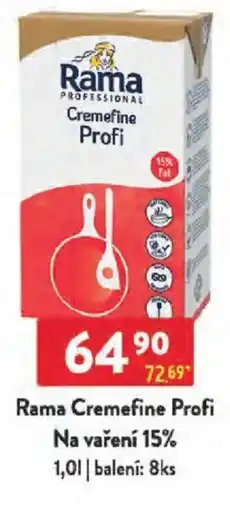 Qanto Rama Cremefine Profi Na vaření 15% nabídka
