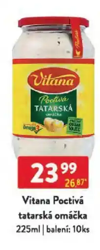Qanto Vitana Poctivá tatarská omáčka nabídka